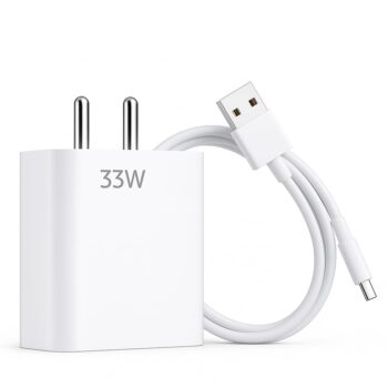 33W Fast Charger Adapter with Type-C Cable | Compatible with Redmi, POCO & Xiaomi Devices