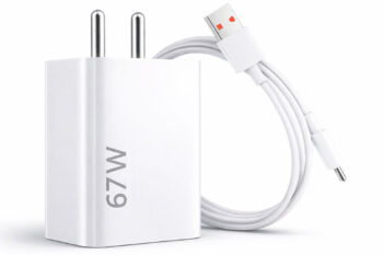 67W Fast Charger Adapter with USB-C Cable | Compatible with USB-C Fast Charging Devices