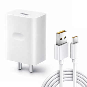 30W Super Flash Charger Adapter with Type-C Cable | Compatible with Realme Smartphones