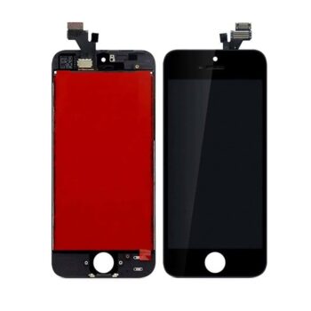 Hespa Mobile Display Screen Compatible with iPhone 5 | Touch Screen Replacement Complete Combo Folder - Black