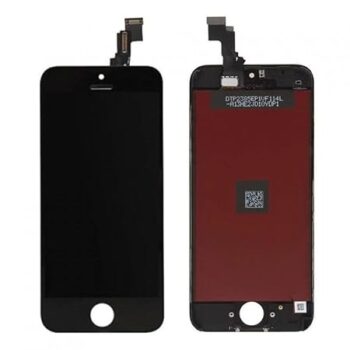 Hespa Mobile Display Screen Compatible with iPhone 5c | Touch Screen Replacement Complete Combo Folder - Black