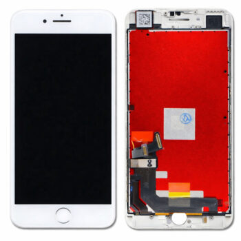Hespa Mobile Display Screen Compatible with iPhone 7 Plus | Touch Screen Replacement Complete Combo Folder - White