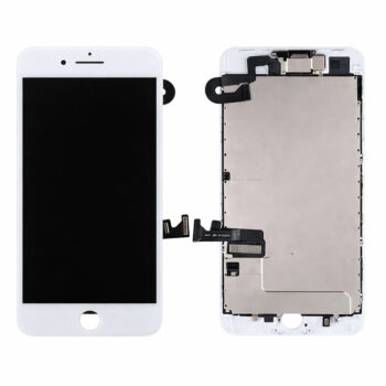 Hespa Mobile Display Screen Compatible with iPhone 8 Plus | Touch Screen Replacement Complete Combo Folder - White