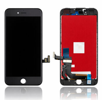 Hespa Mobile Display Screen Compatible with iPhone 8 | Touch Screen Replacement Complete Combo Folder - Black