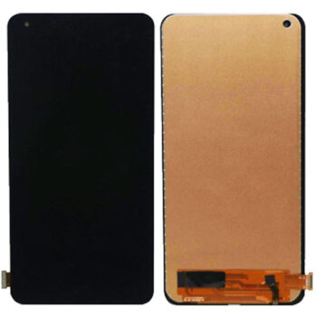 Hespa Mobile Display Screen Compatible with Vivo X50 | Touch Screen Replacement Complete Combo Folder - Black