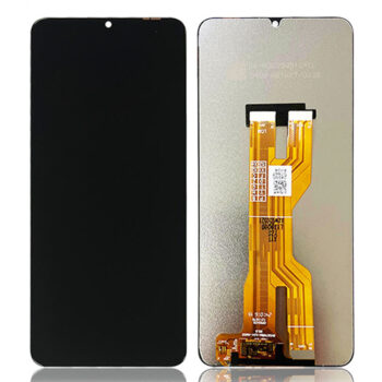 Hespa Mobile Display Screen Compatible with Vivo T4 Lite | Touch Screen Replacement Complete Combo Folder - Black