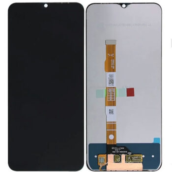 Hespa Mobile Display Screen Compatible with Vivo Y77E | Touch Screen Replacement Complete Combo Folder - Black