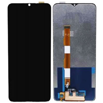 Hespa Mobile Display Screen Compatible with Vivo Y17S | Touch Screen Replacement Complete Combo Folder - Black