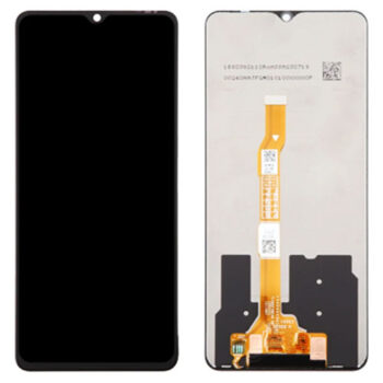 Hespa Mobile Display Screen Compatible with Vivo Y27 (4G) | Touch Screen Replacement Complete Combo Folder - Black