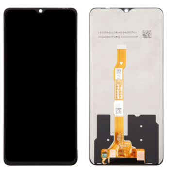 Hespa Mobile Display Screen Compatible with Vivo Y35 Pro | Touch Screen Replacement Complete Combo Folder - Black