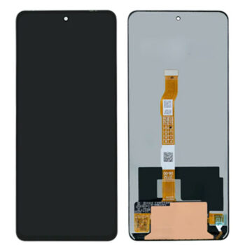 Hespa Mobile Display Screen Compatible with Vivo iQoo Z5 | Touch Screen Replacement Complete Combo Folder - Black