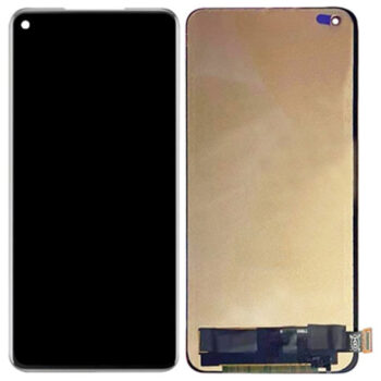 Hespa Mobile Display Screen Compatible with Vivo iQoo 5 | Touch Screen Replacement Complete Combo Folder - Black