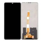 Hespa Mobile Display Screen Compatible with Vivo T3 Lite | Touch Screen Replacement Complete Combo Folder - Black