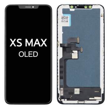 Hespa Mobile Display Screen Compatible with iPhone XS MAX | DD OLED High-Definition Touch Screen Replacement | Complete Combo Folder - Black