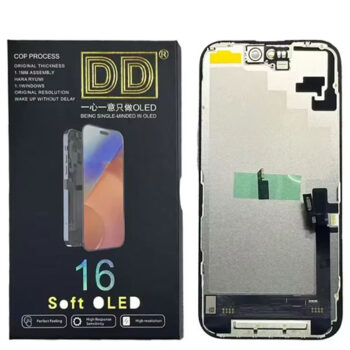 Mobile LCD Display with Touch Screen for iPhone 16 Complete Combo Folder|DD OLED