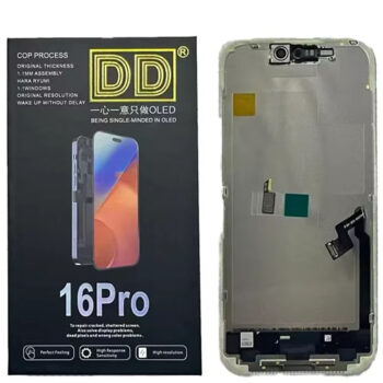 Mobile LCD Display with Touch Screen for iPhone 16 Pro Complete Combo Folder|DD OLED