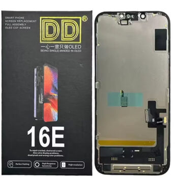 Mobile LCD Display with Touch Screen for iPhone 16E Complete Combo Folder|DD OLED
